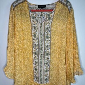 Cynthia Rowley Floral Blouse